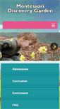 Mobile Screenshot of montessoridiscoverygarden.com